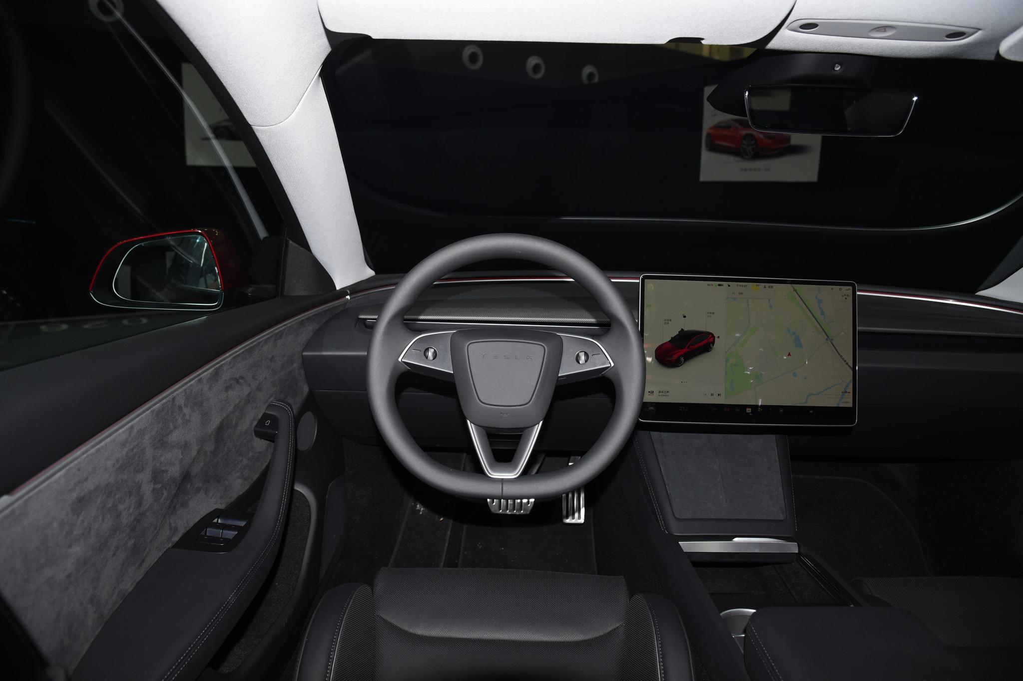 the 5th interior image of Tesla Model 3.