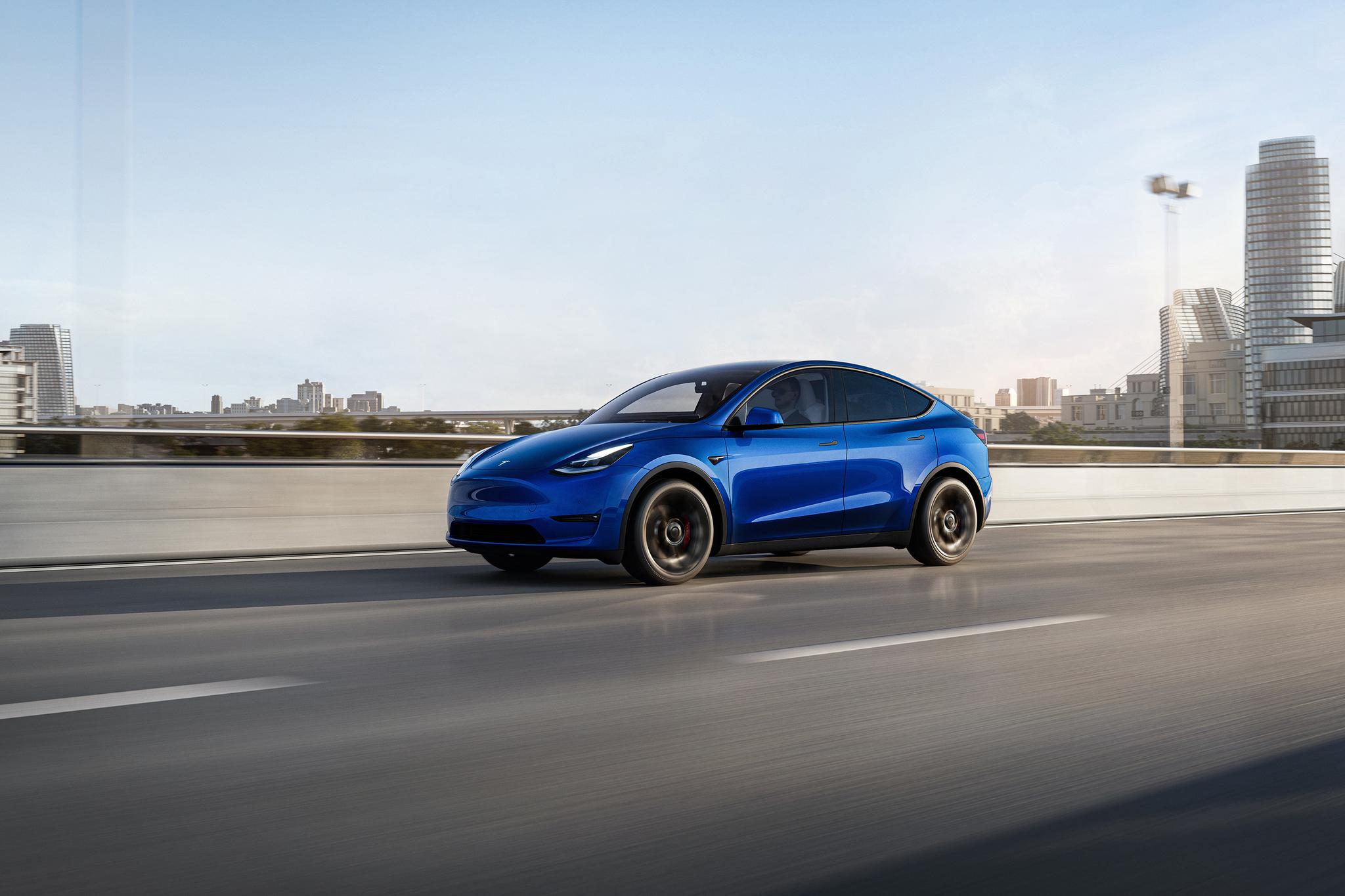 the 15th official image of Tesla Model Y.