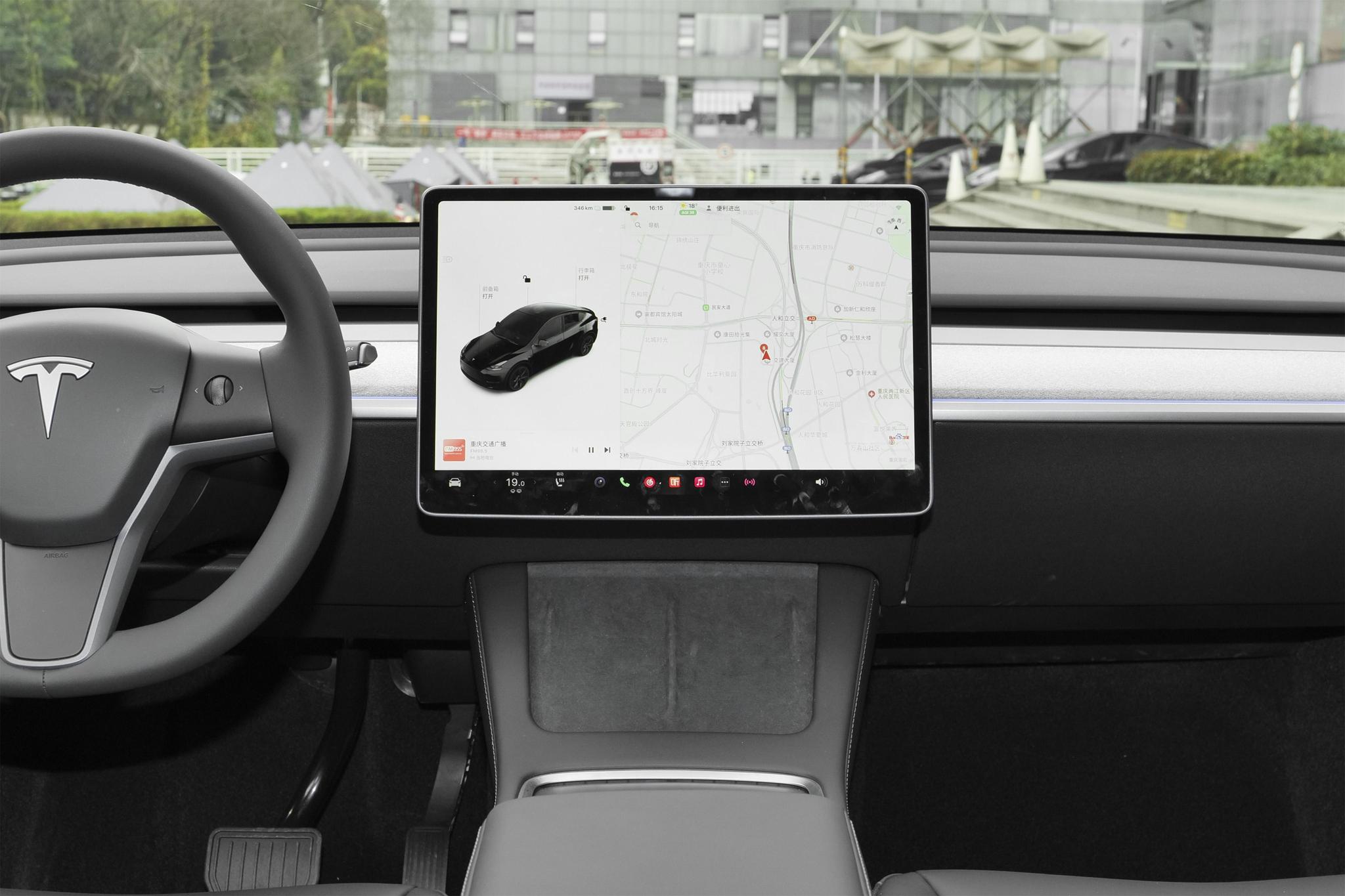 the 3th interior image of Tesla Model Y.