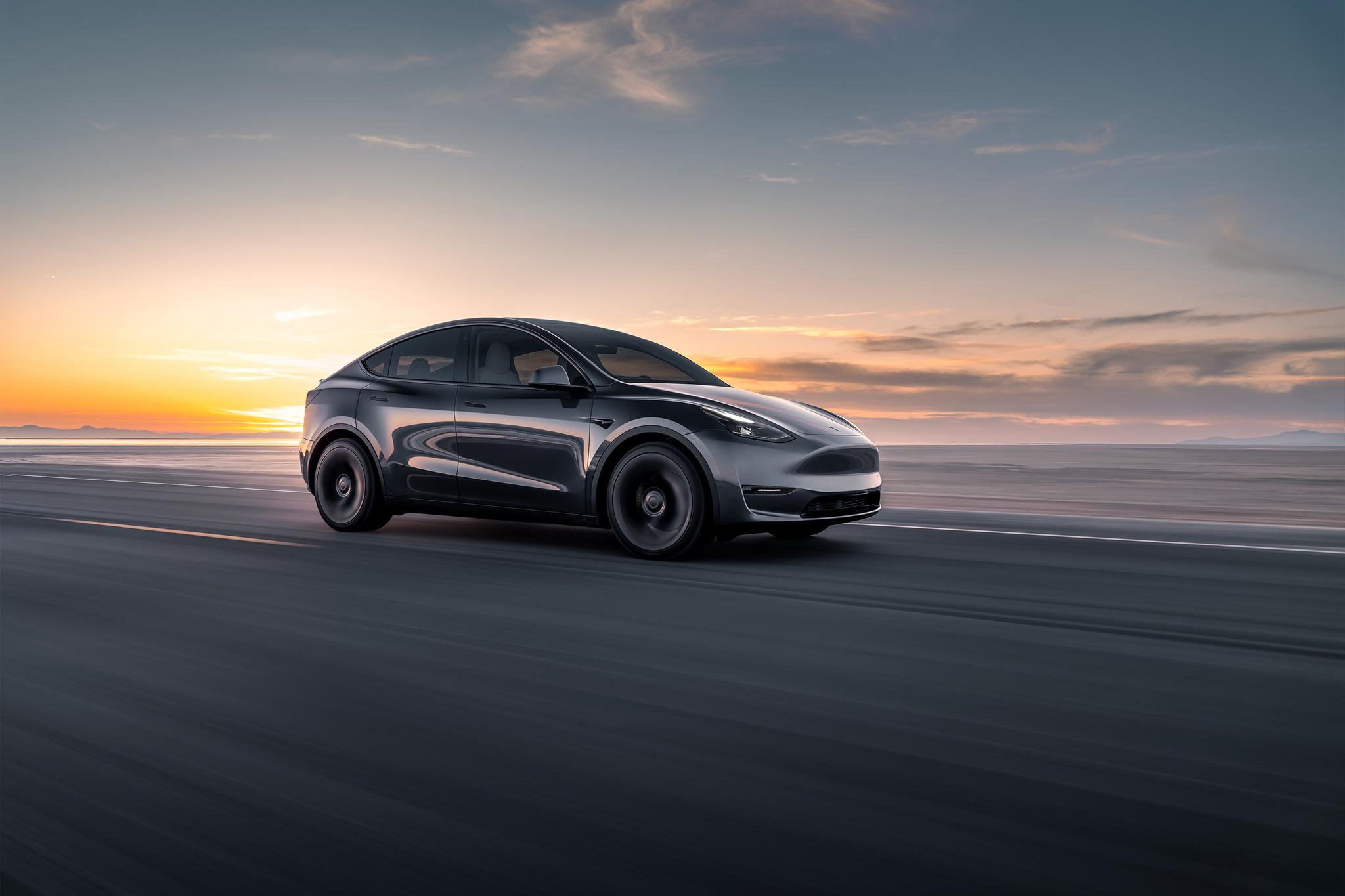 the 17th official image of Tesla Model Y.