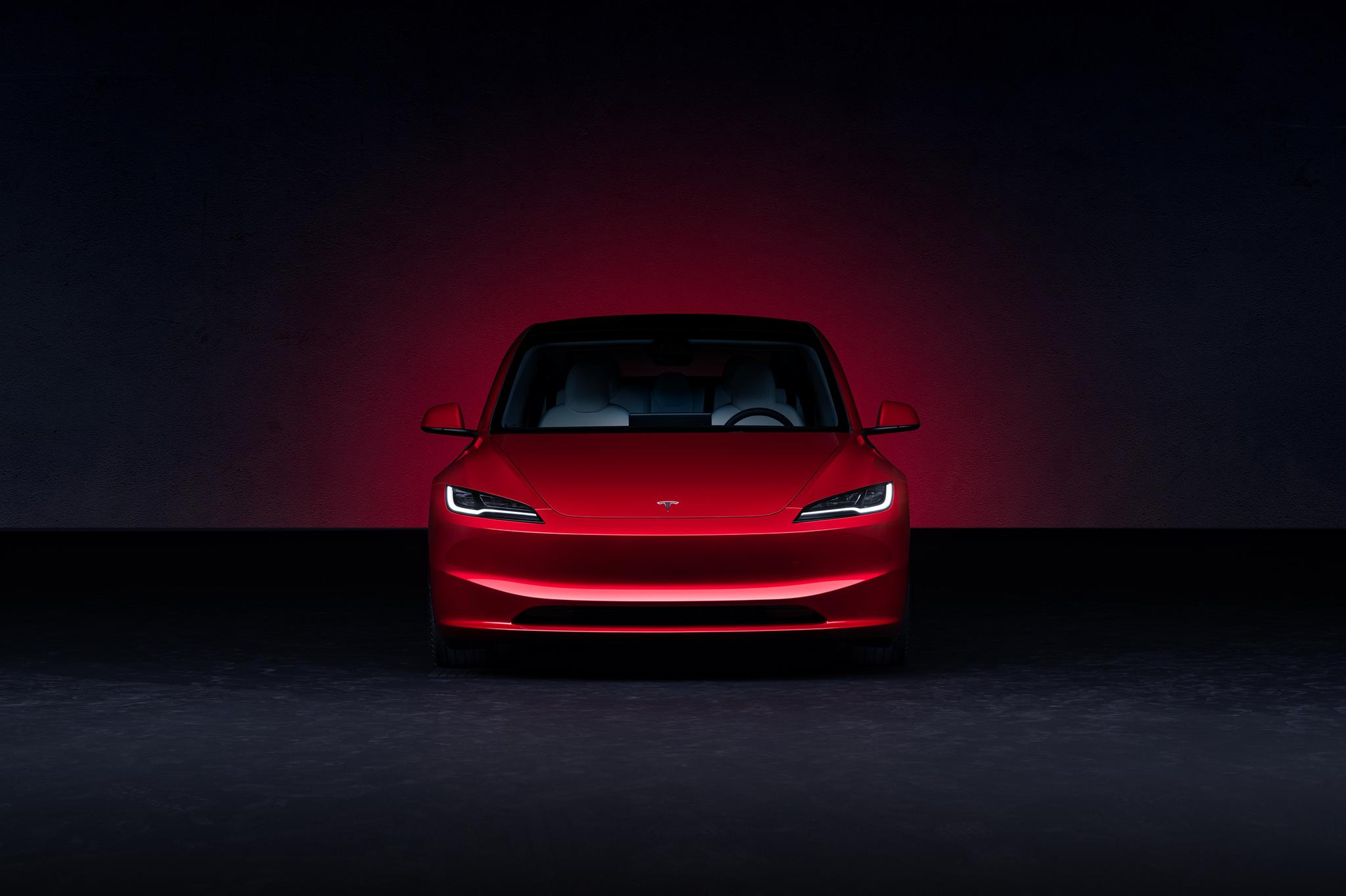 the 19th official image of Tesla Model 3.