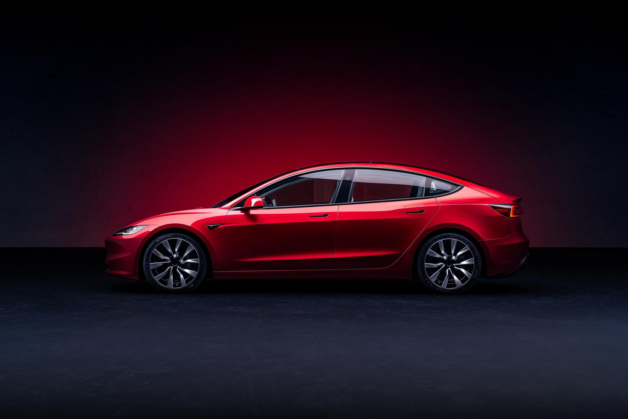 the 14th official image of Tesla Model 3.