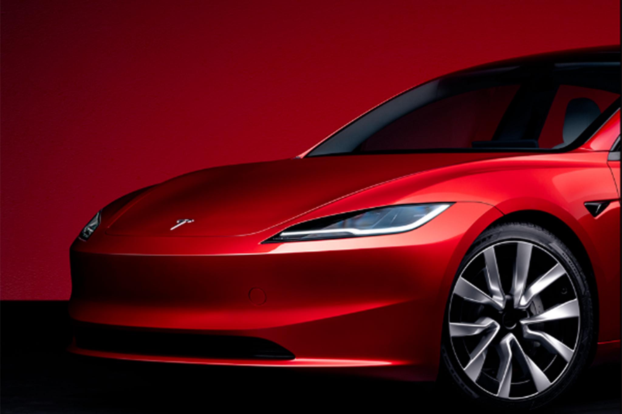 the 6th official image of Tesla Model 3.