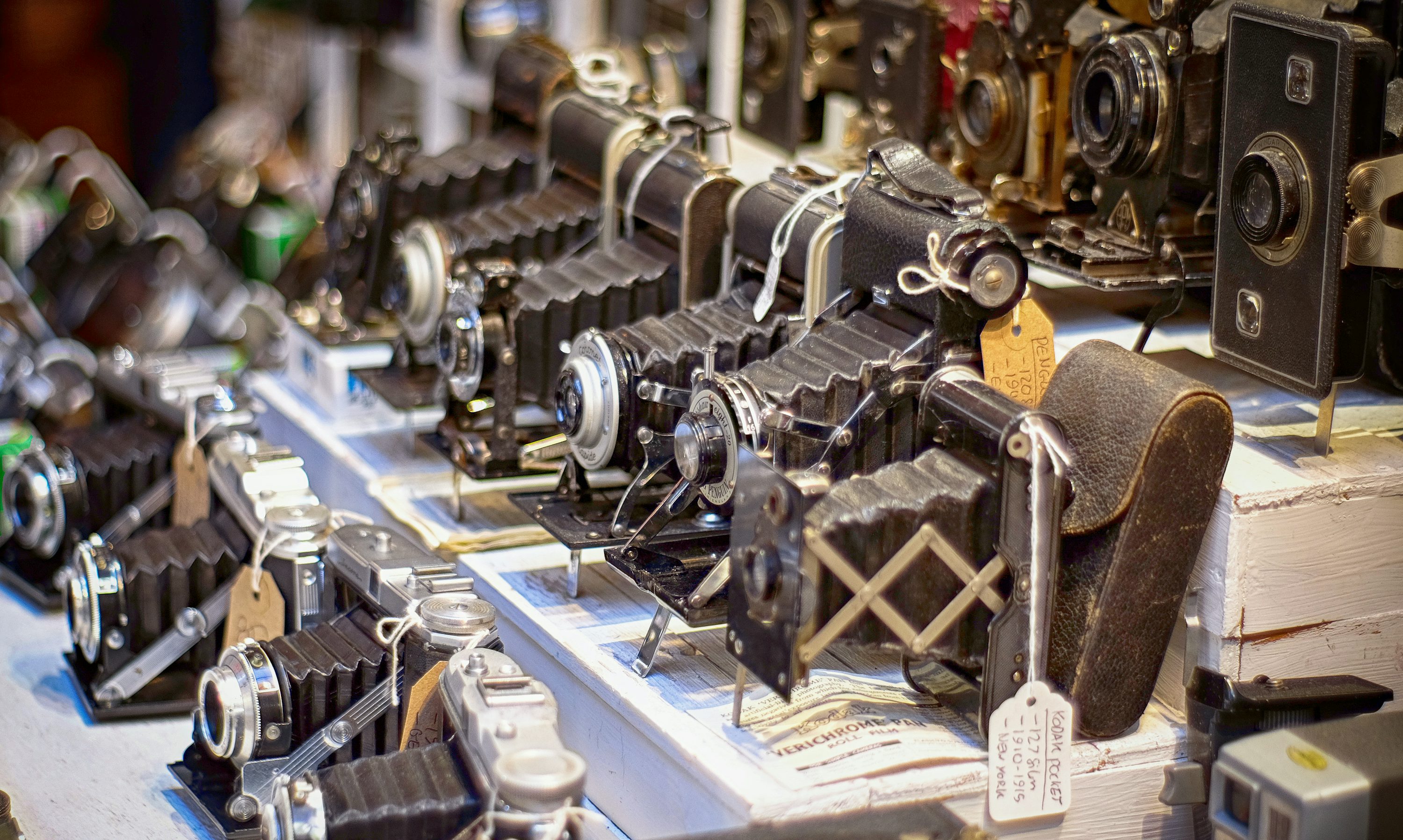 land camera lot on display
