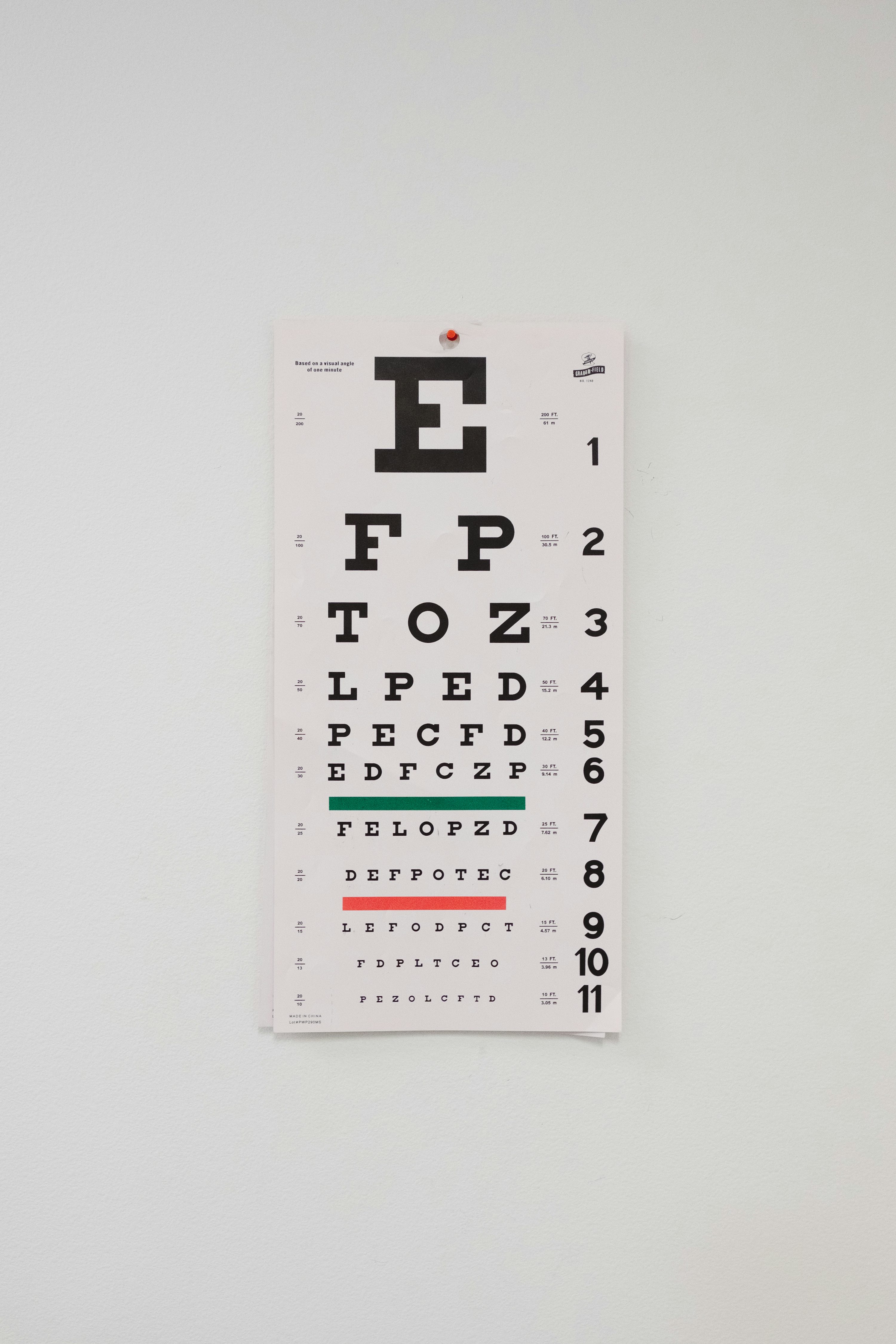 medical eye test