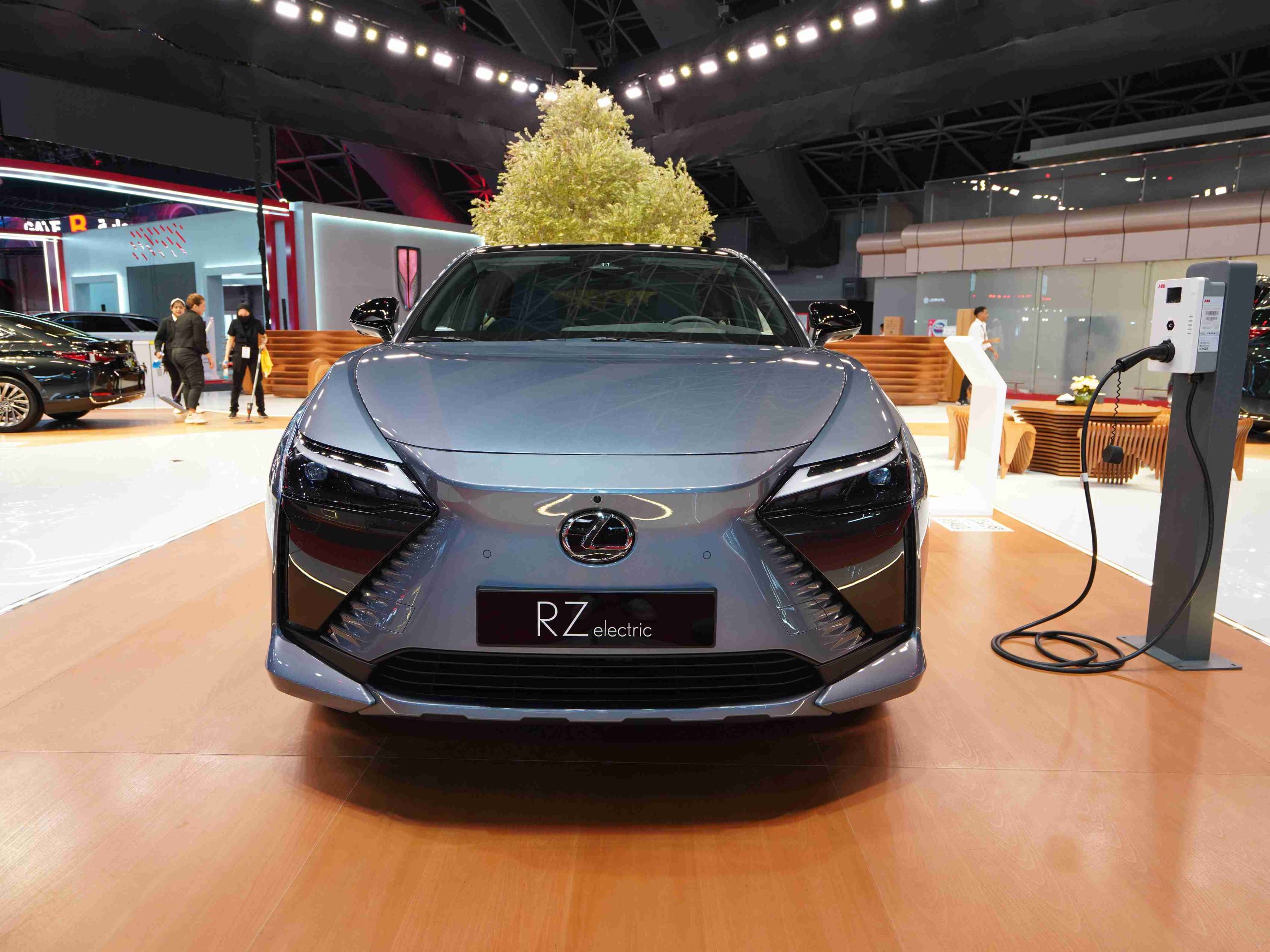 2025 Lexus RZ at 2024 Jeddah International Motor Show, Cartea will bring you the latest pictures and specs of the model