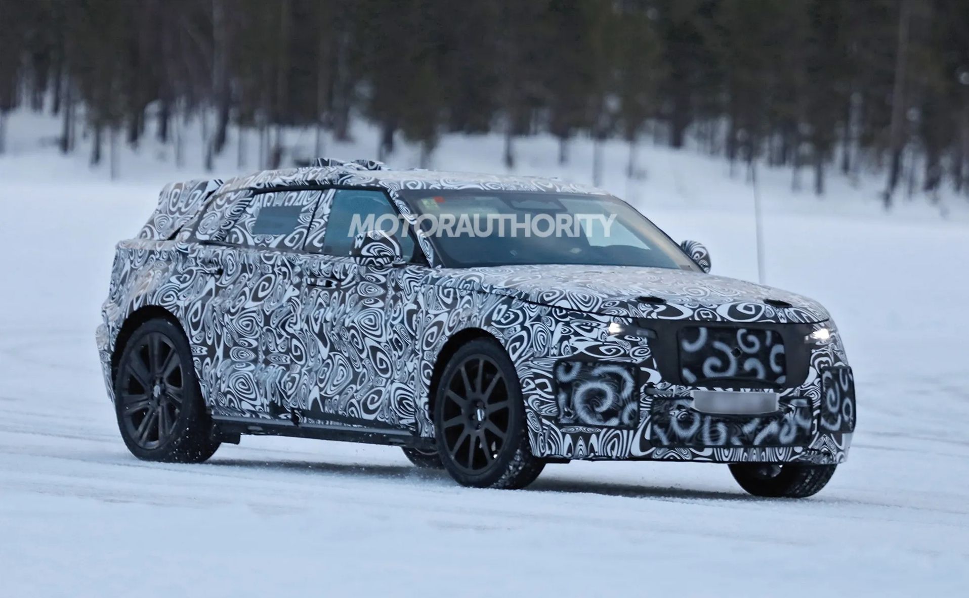 The first prototype of the new electric Range Rover Velar is expected to debut next year.