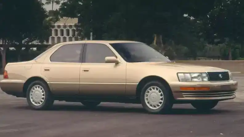 A look at iconic 1990s cars like the Lexus LS, Mazda Miata, Jeep Grand Cherokee, Dodge Ram, and Toyota RAV4.