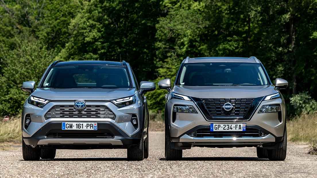 Discover the key differences between the 2025 Toyota Rav4 and Nissan X-Trail hybrid SUVs. Compare pricing, fuel efficiency