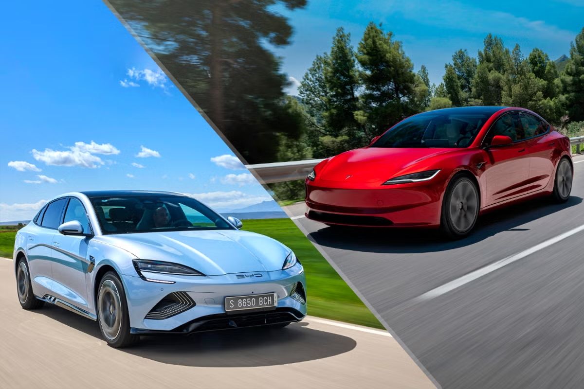 BYD Seal مقابل Tesla Model 3:مقارنة شاملة لعام 2025