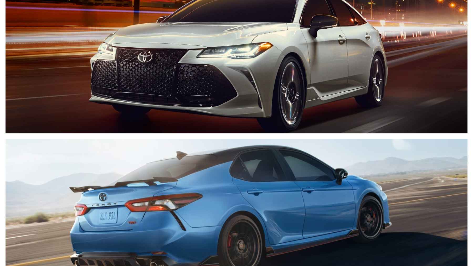 Compare the 2025 Toyota Avalon and Camry side-by-side. Discover key differences in space, tech, fuel efficiency
