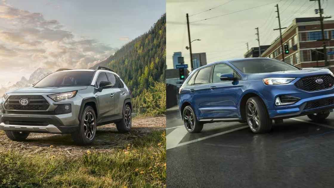 Discover key differences between the 2025 Ford Edge and Toyota RAV4 SUVs. Compare performance, tech features, pricing