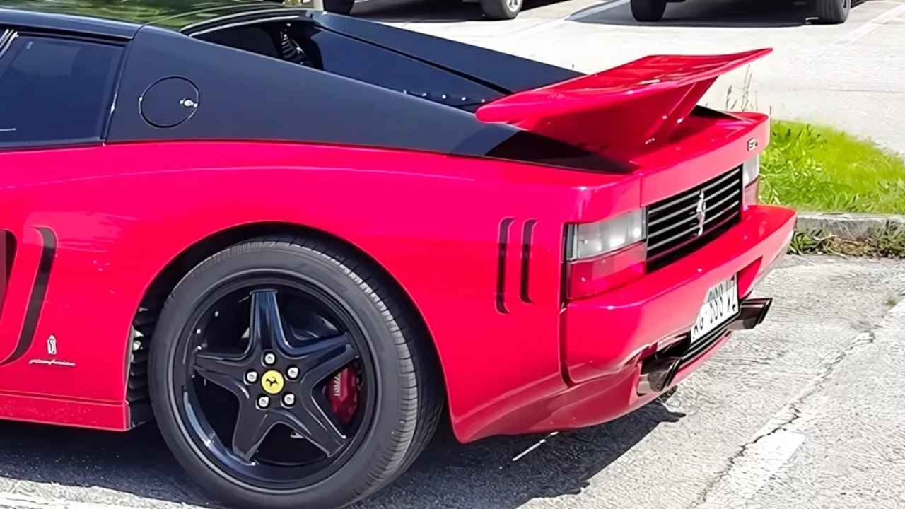 A heavily modified Ferrari 512 TR sparks debate on balancing classic car heritage with personal customization and authenticity. 