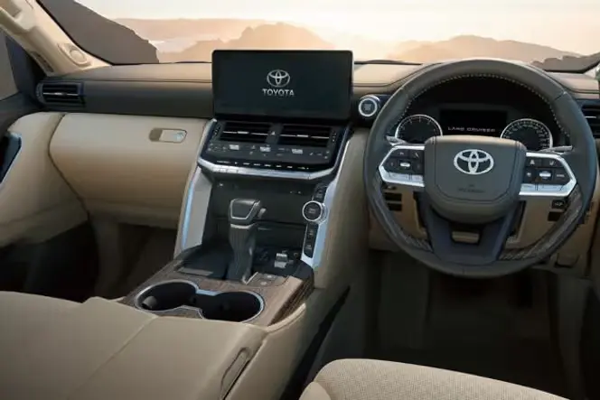 Toyota announces the global launch of the 2026 Land Cruiser 300 Hybrid with a twin turbo V6 engine, 457 hp hybrid system, advanced tech, and refined design.