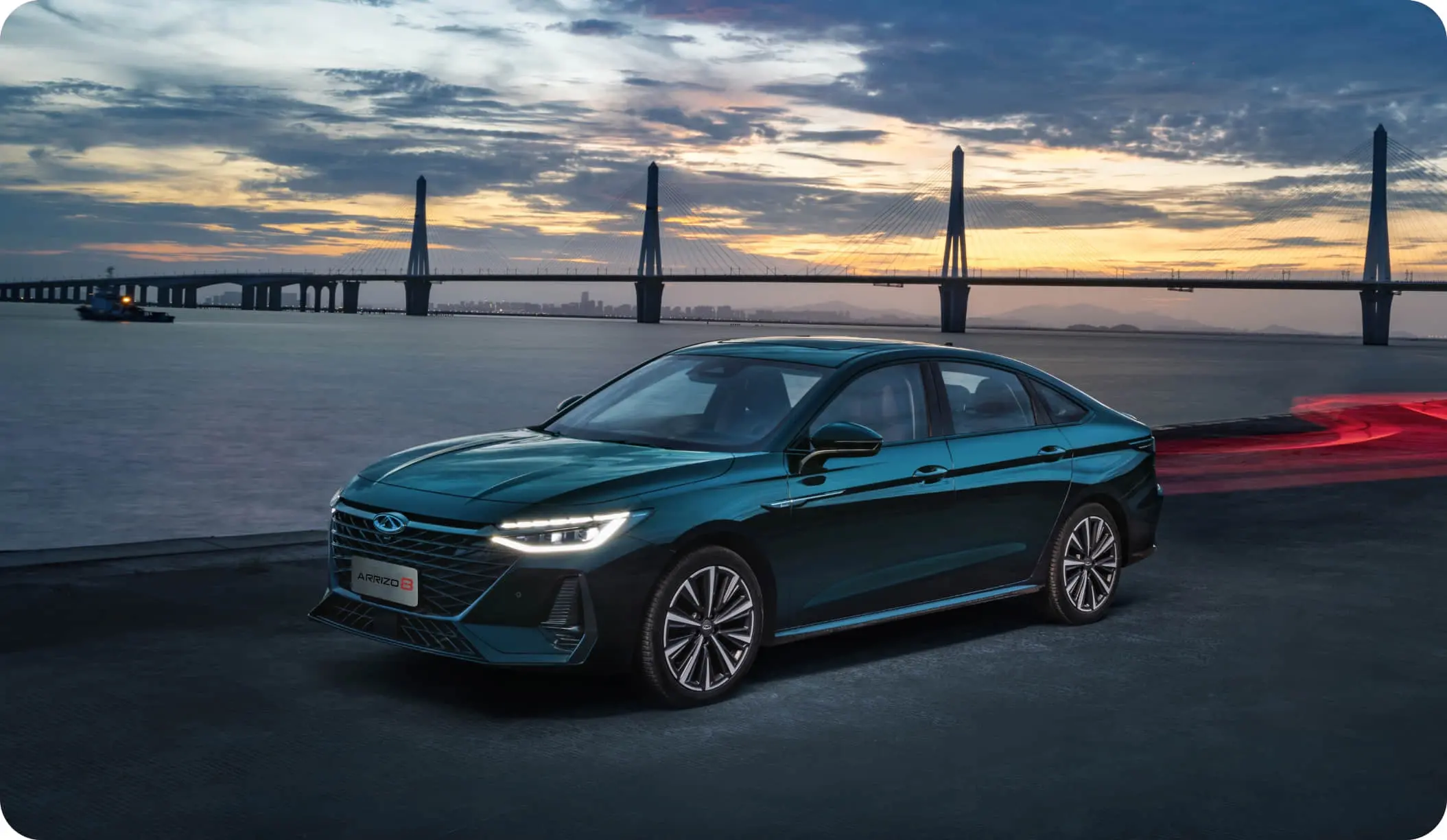 The 2025 Chery Arrizo 8 offers a premium driving experience in the compact sedan segment, featuring an eye catching exterior design and a high tech interior.
