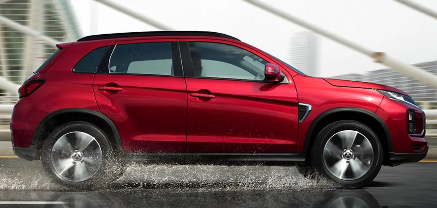 The 2025 Mitsubishi ASX arrives in Saudi with a sporty design, smart features, efficient performance, and a warranty by Alissaei, perfect for daily driving.