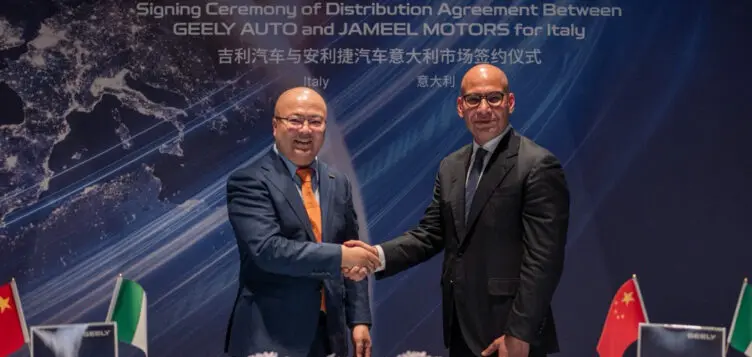 Abdul Latif Jameel Motors partners with Geely Auto to launch electric and hybrid vehicles in Italy, expanding sustainable mobility across European markets.