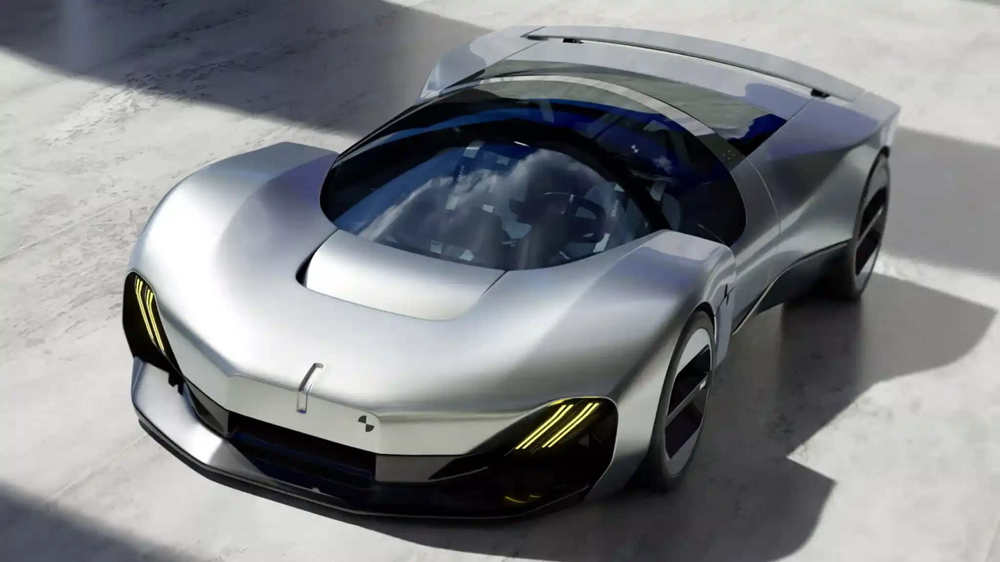 Innovative digital design of a BMW supercar inspired by the M1 and Nazca C2, blending futuristic performance with classic elegance. 