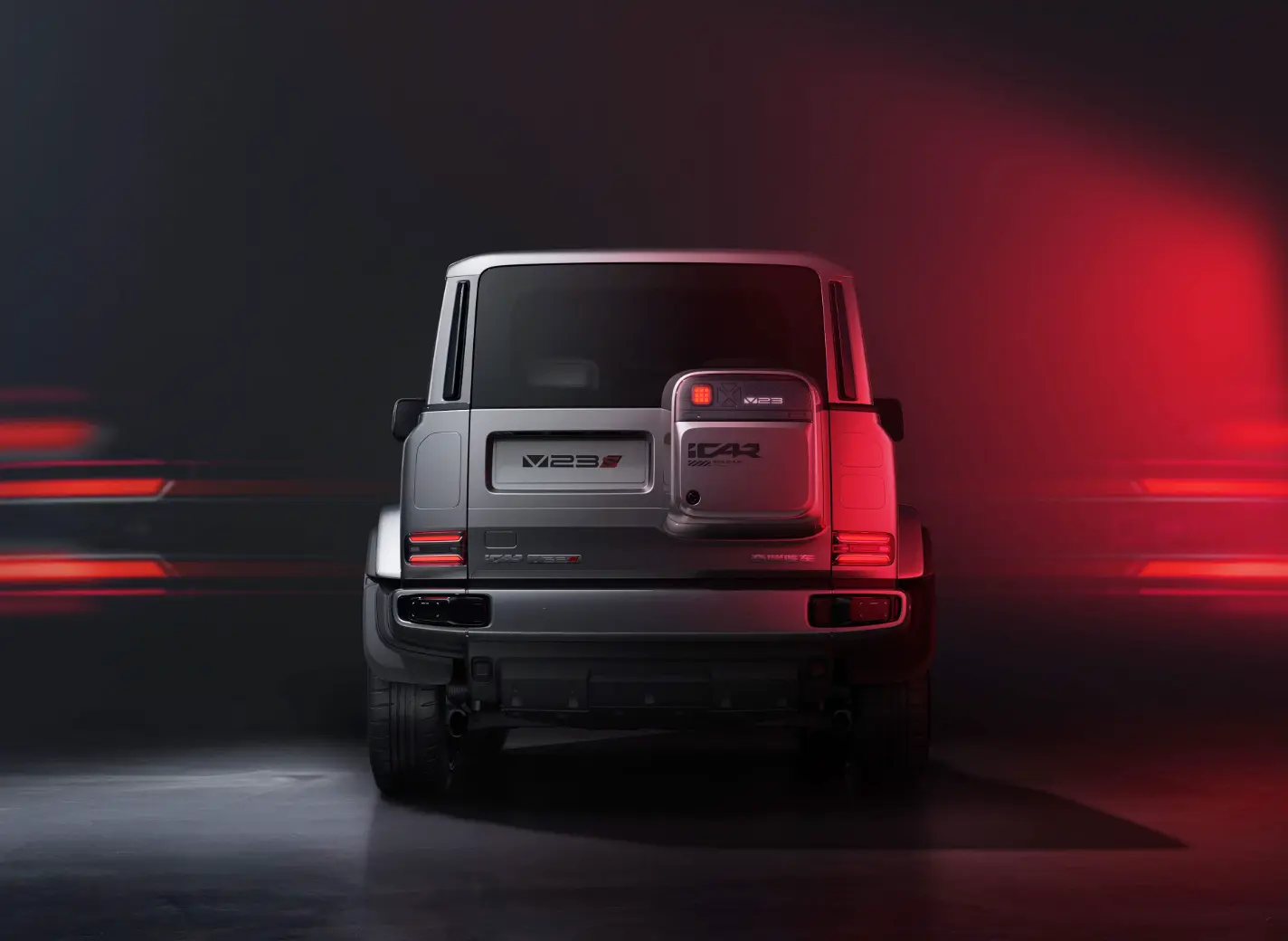 The new iCAR V23 Cyber Edition 2025 debuts with a bold cyberpunk design, dual motor AWD up to 449 hp, and futuristic features in a compact electric SUV.