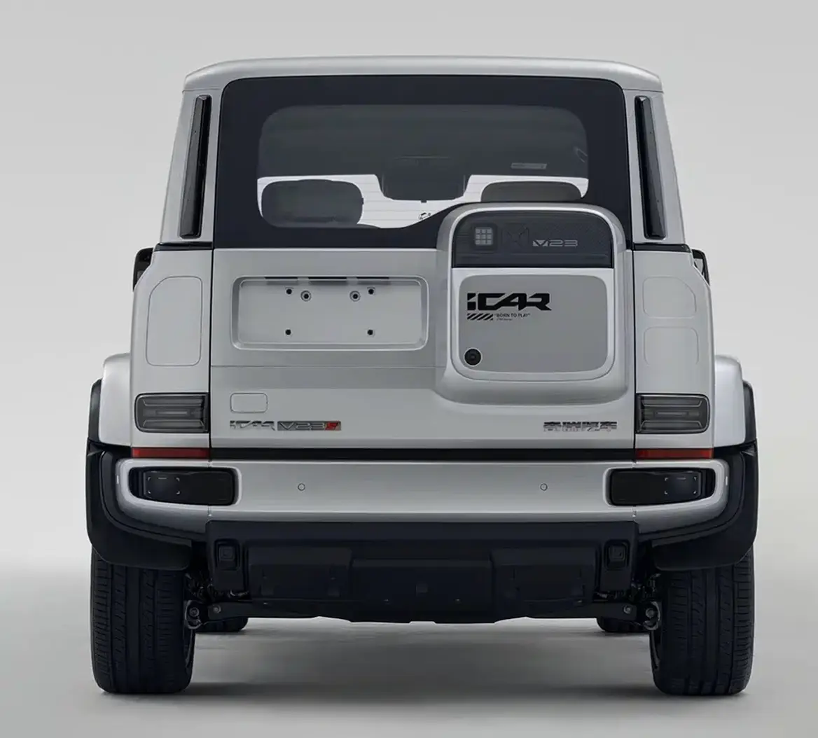 The new iCAR V23 Cyber Edition 2025 debuts with a bold cyberpunk design, dual motor AWD up to 449 hp, and futuristic features in a compact electric SUV.