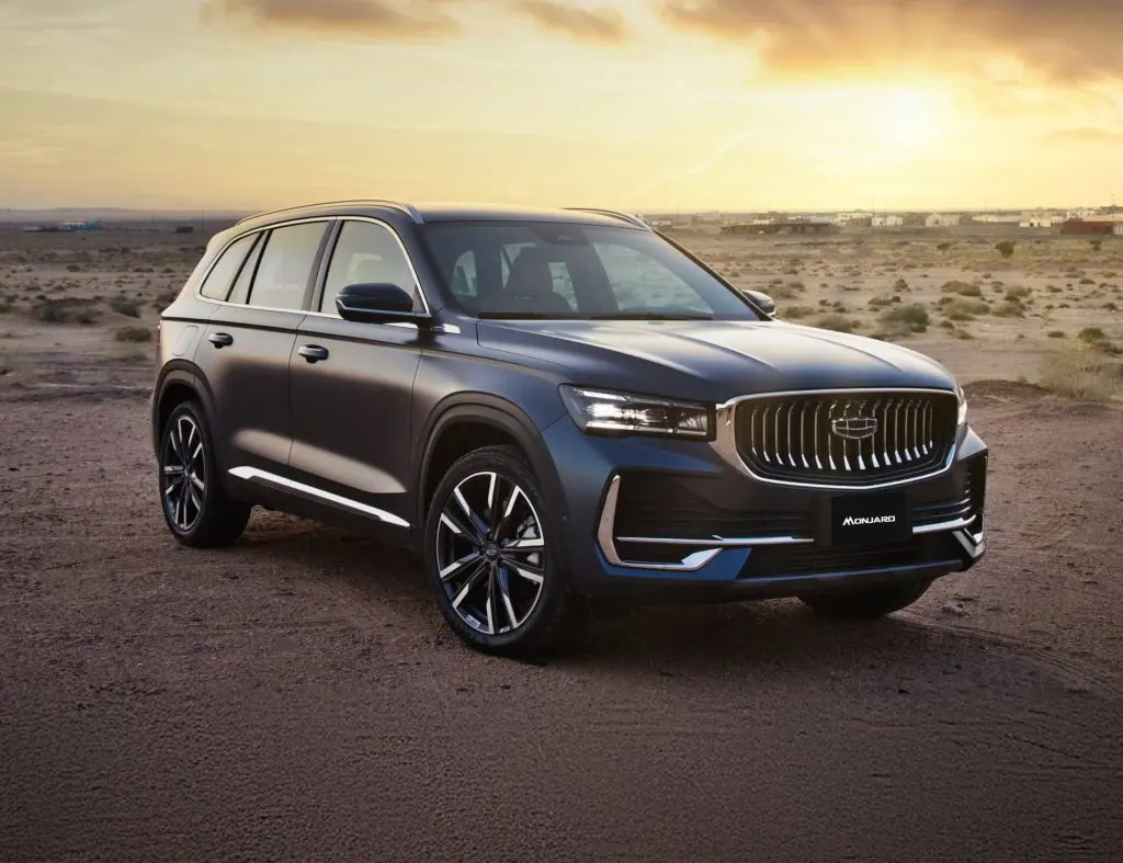 Discover the 2026 Geely Monjaro facelift in Saudi Arabia with updated design, smart features, strong performance, full specs, safety tech, and pricing details.