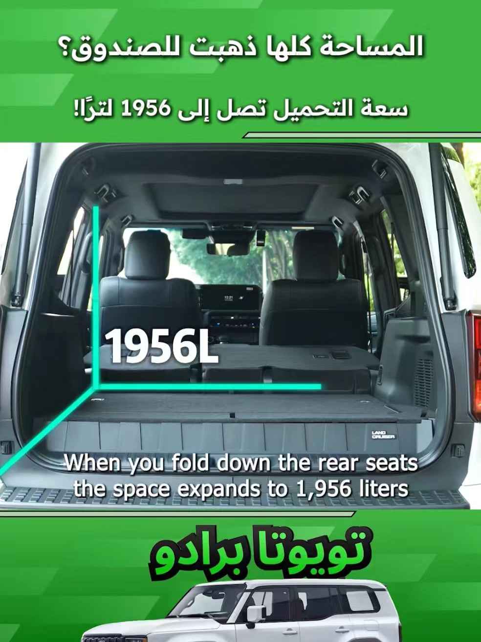 المساحة كلها ذهبت للصندوق؟