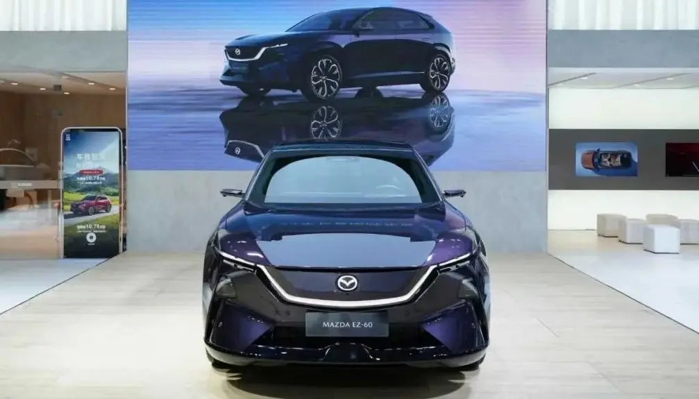 The Mazda EZ-60 enters production in China with over 38,000 reservations, a sleek aerodynamic design, smart cockpit tech, and global road testing completed.