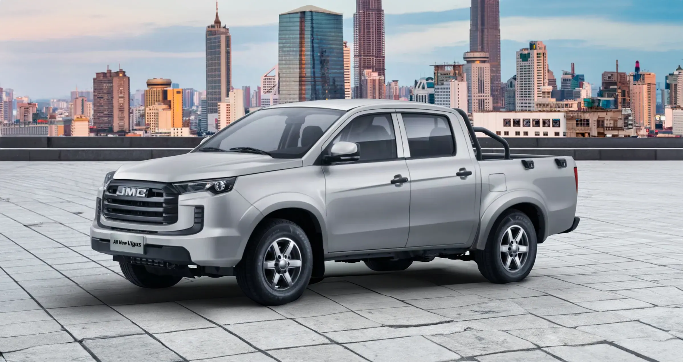 Discover the latest August 2025 prices and specs of the JMC Vigus in Saudi Arabia with 2WD and 4WD options, practical features, and 6 year warranty from Al Jabr