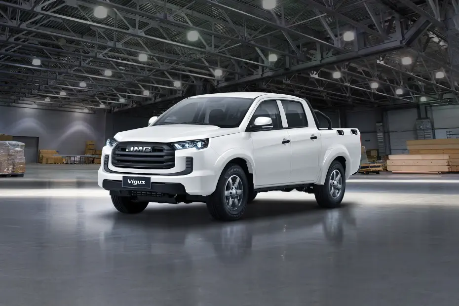 Discover the latest August 2025 prices and specs of the JMC Vigus in Saudi Arabia with 2WD and 4WD options, practical features, and 6 year warranty from Al Jabr