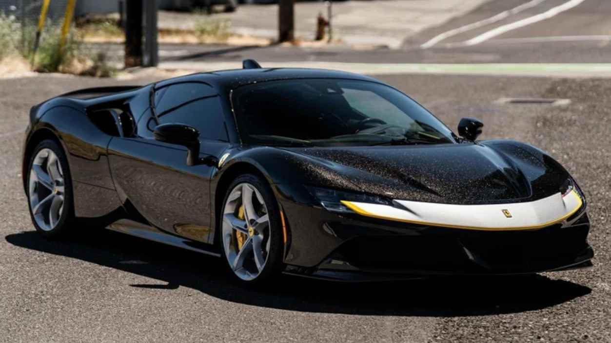 Ferrari SF90 Nero Galaxy: An Artistic Masterpiece in Black Possibly the Most Beautiful Ever Seen