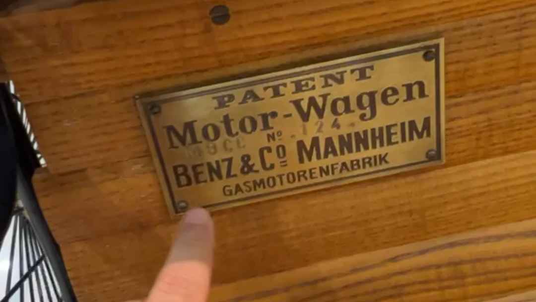 The 1886 three-wheeled Benz Patent Motor Car