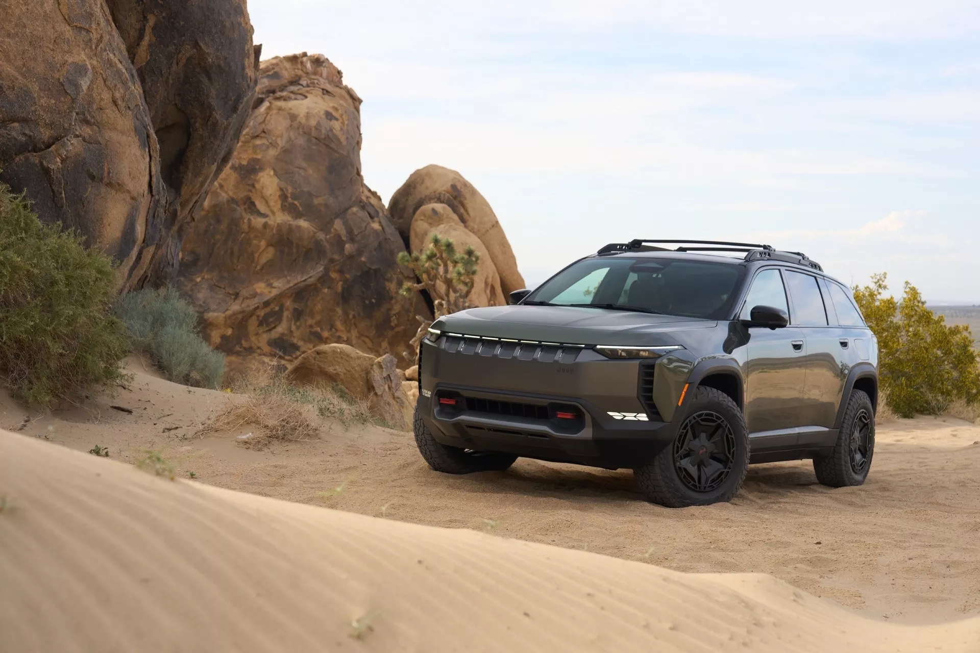 The new Jeep Wagoneer S Trailhawk is the brand's first electric vehicle designed for off-road terrains. Here are its key specifications and features.