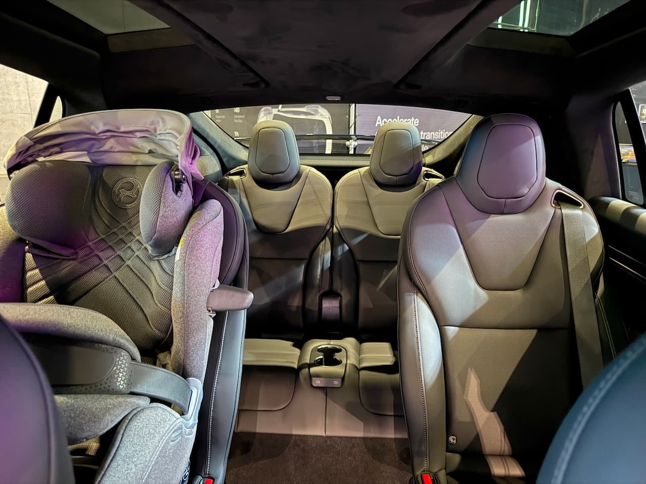 2024 Tesla Model X Plaid Second and Third Row Seats