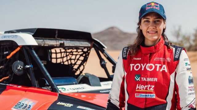 Dania Akeel won the prestigious FIA Baja Cup in Dubai, becoming a role model for Arab women.