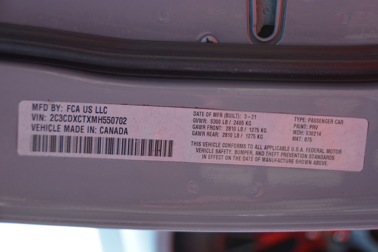 دودج تشارجر 2021