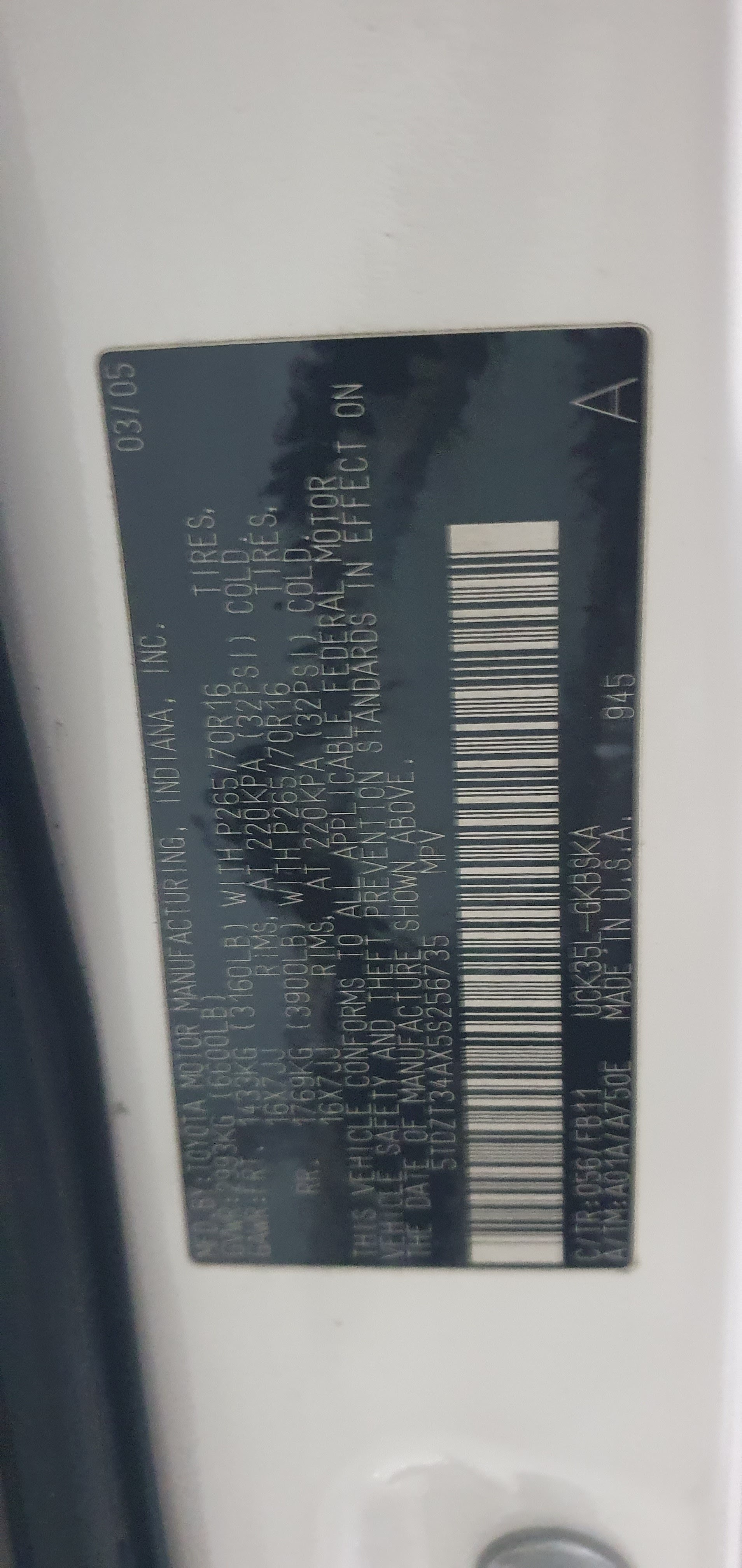 تويوتا سيكويا 2005 4.7L