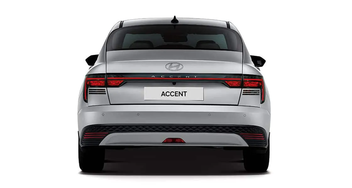 the 3th official image of Hyundai Accent.