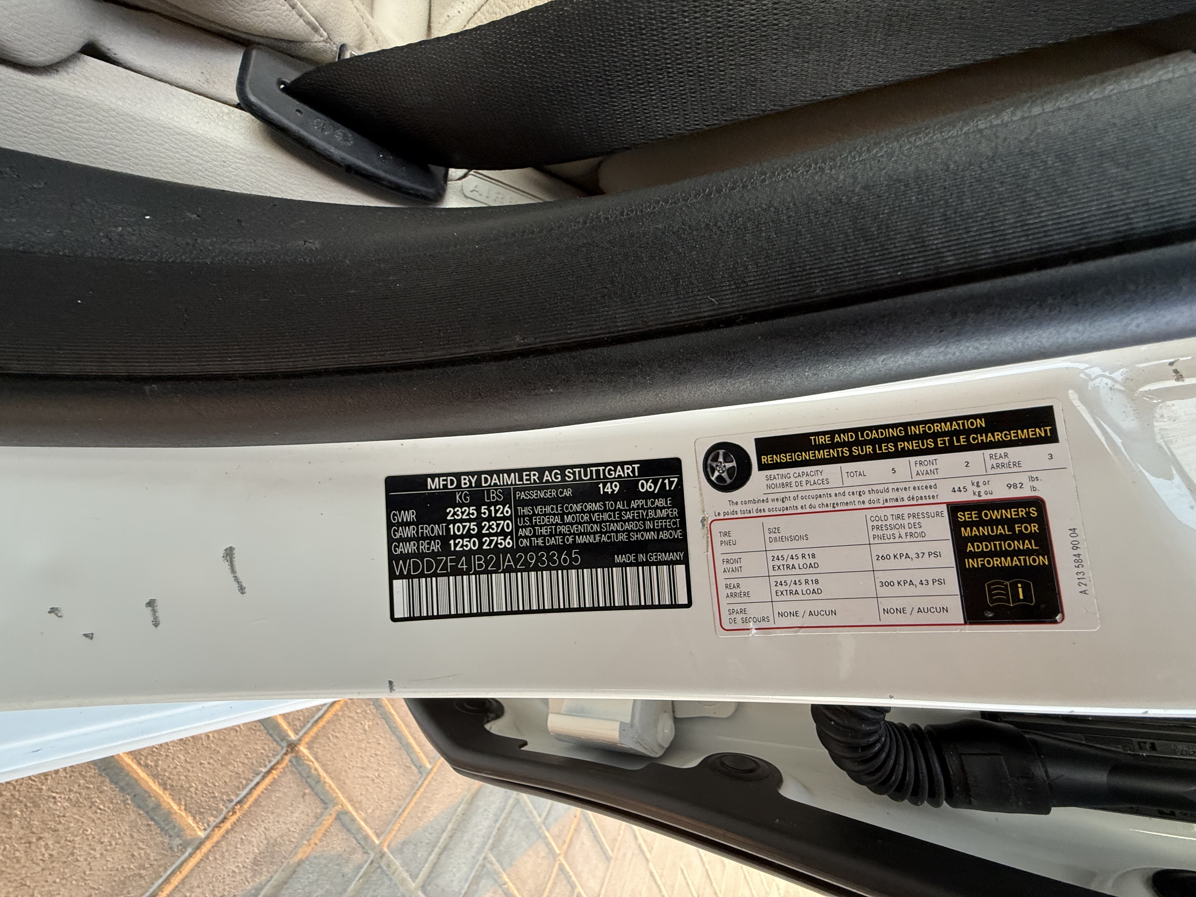 Mercedes Benz E Class 2018