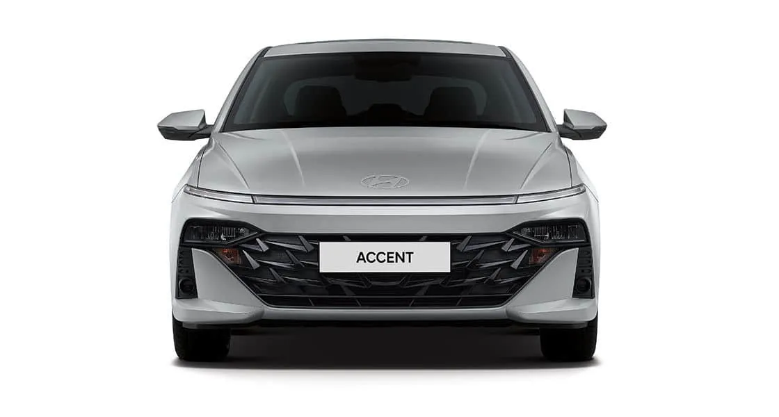 the 1th official image of Hyundai Accent.