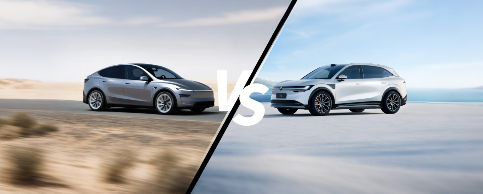 Detailed Comparison between Zeekr 7X and Tesla Model Y in the UAE