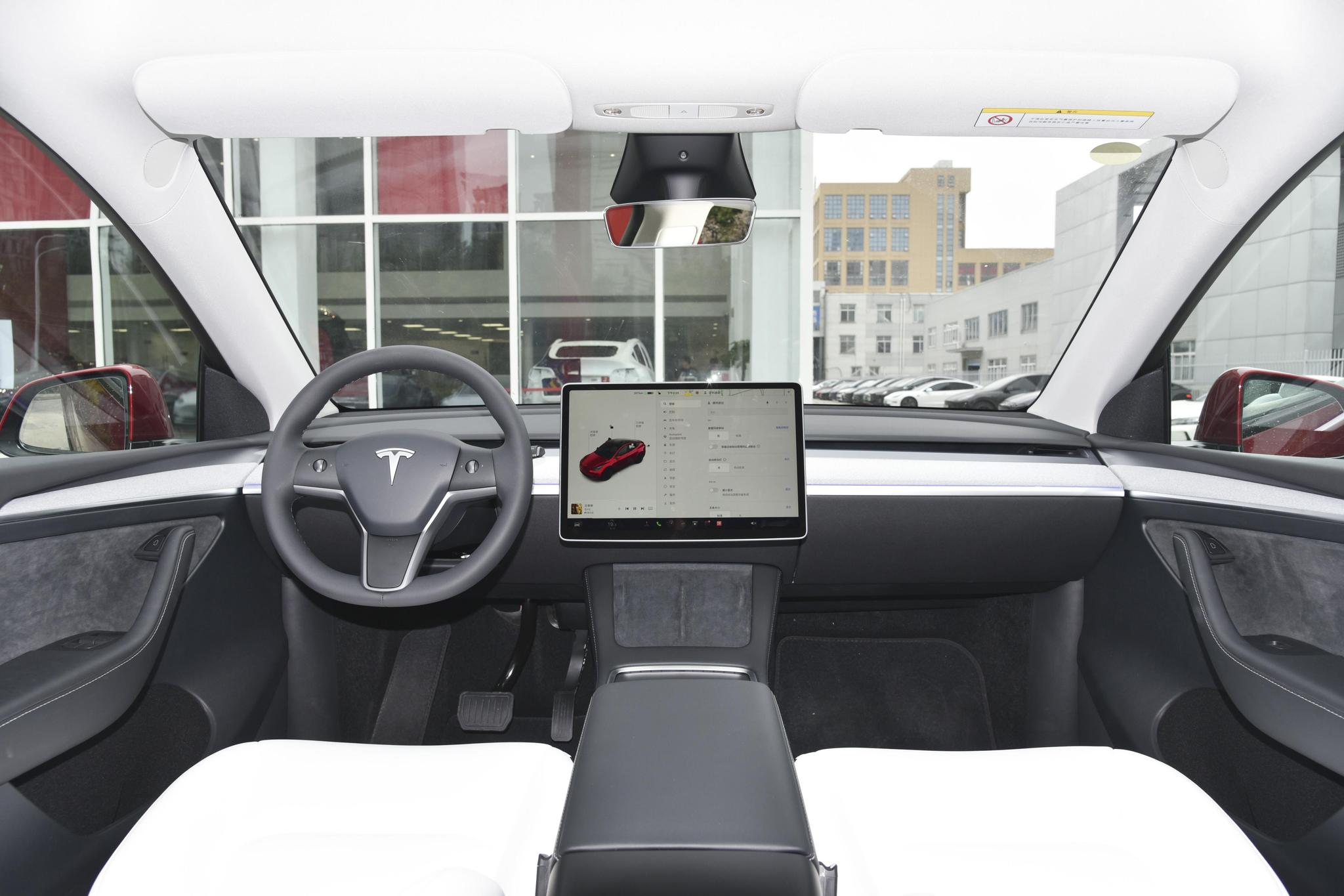 the 7th interior image of Tesla Model Y.