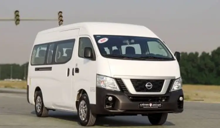 nissan urvan image Nissan Urvan Microbus 2.5L A/T Petrol Nissan Urvan 2.5L 2021 GCC Original Paint accident free in excellent condit