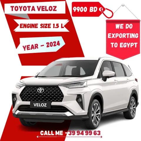 New Toyota Veloz 1.5L GX 2024