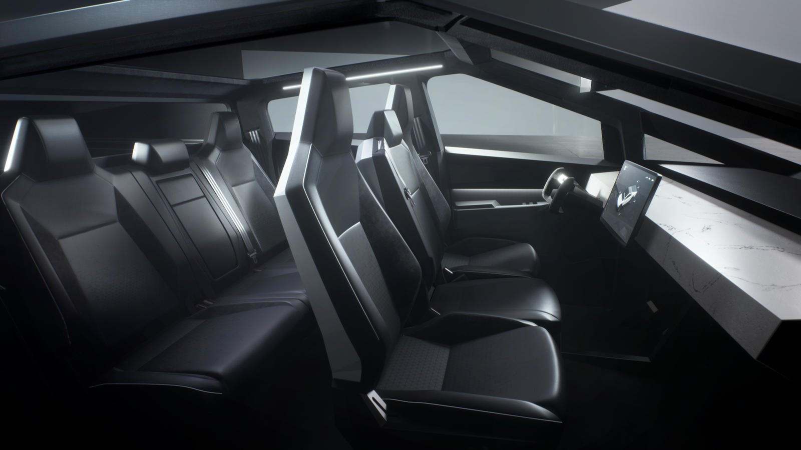 Discover Tesla Tesla Cybertruck Exterior Interior Images.Find all aspects and details of cars.