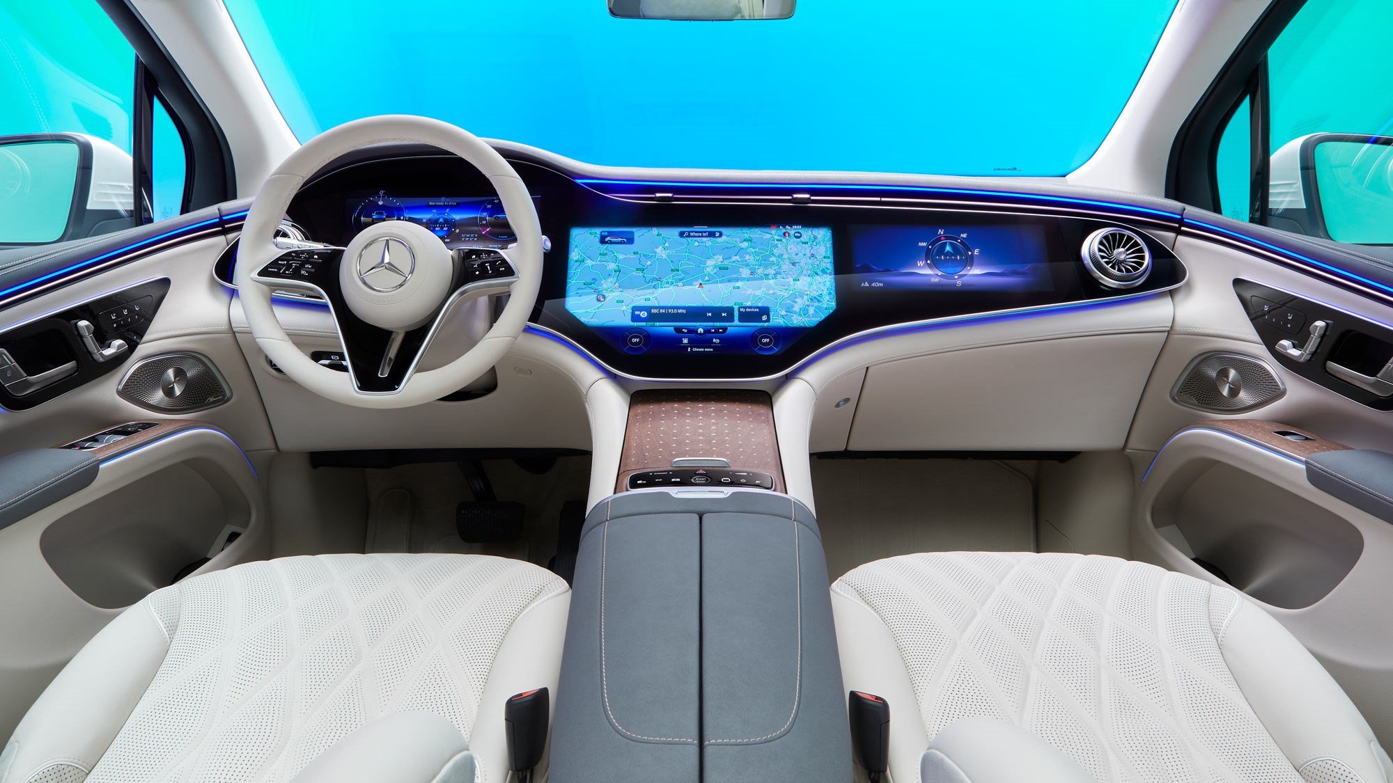 Discover Mercedes-Benz Mercedes-Benz EQS SUV Exterior Interior Images.Find all aspects and details of cars.