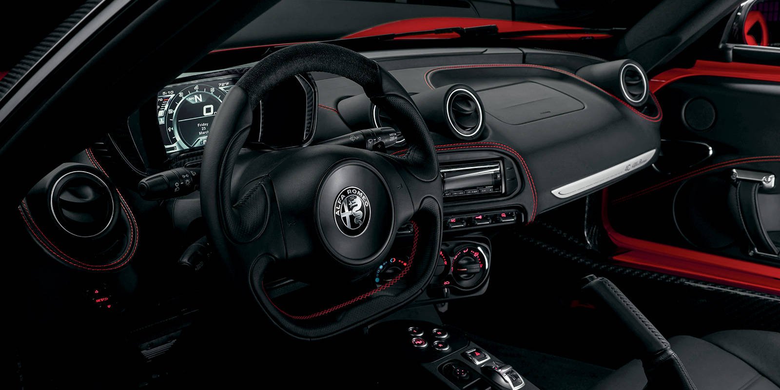 Discover Alfa-Romeo Alfa Romeo 4C Exterior Interior Images.Find all aspects and details of cars.