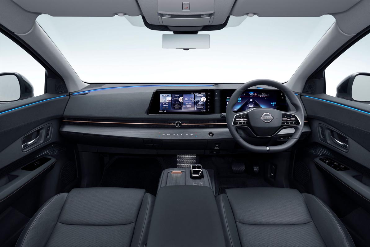 Discover Nissan Nissan Ariya Exterior Interior Images.Find all aspects and details of cars.