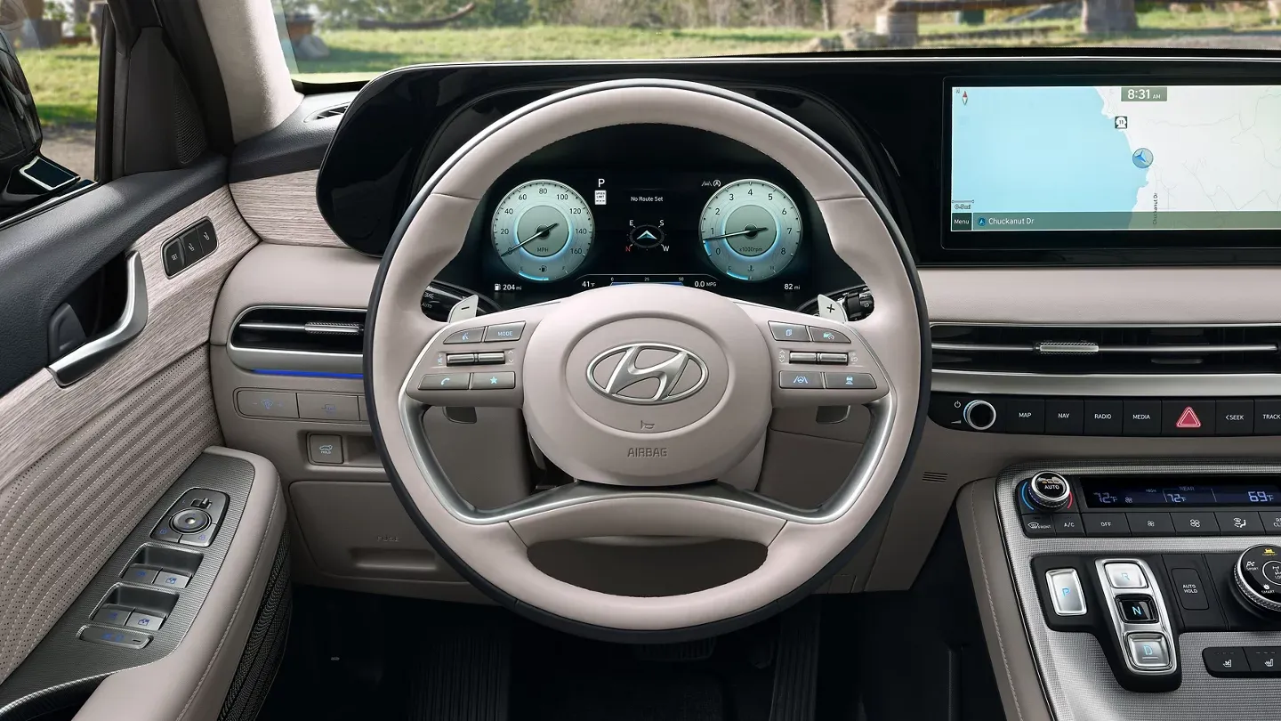 Discover Hyundai Hyundai Palisade Exterior Interior Images.Find all aspects and details of cars.