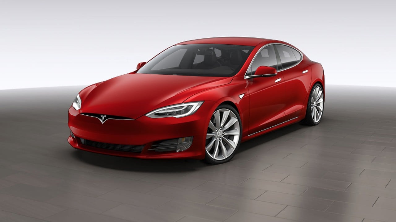 the 2th official image of Tesla Model S.