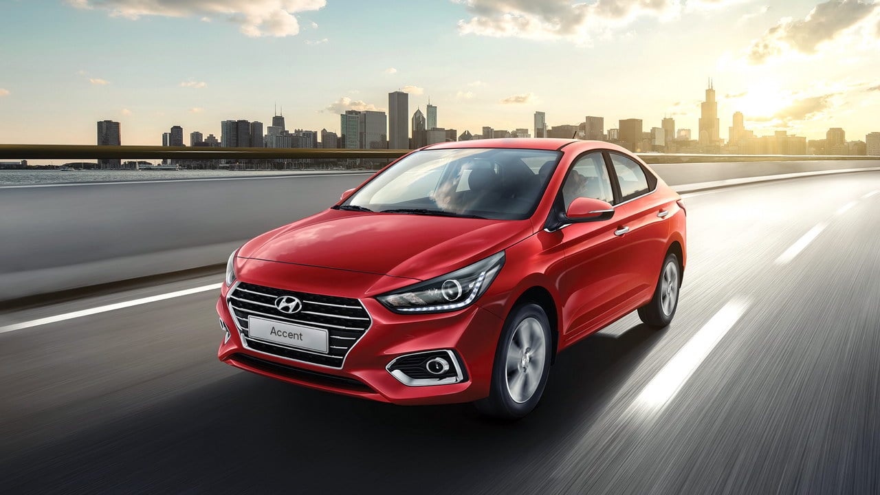 the 5th official image of Hyundai Accent.